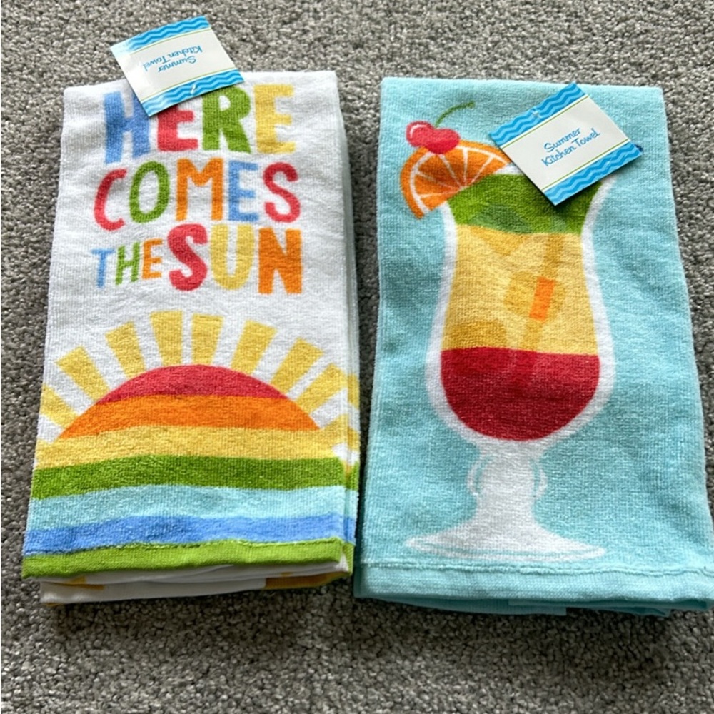 Colorful Kitchen Towels Set